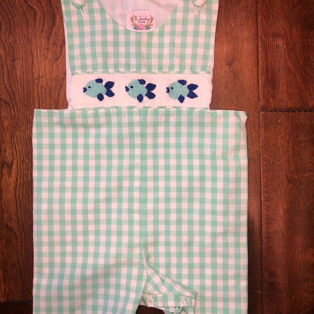 The Smocking Place 18m 3 fish smocked Jon Jon